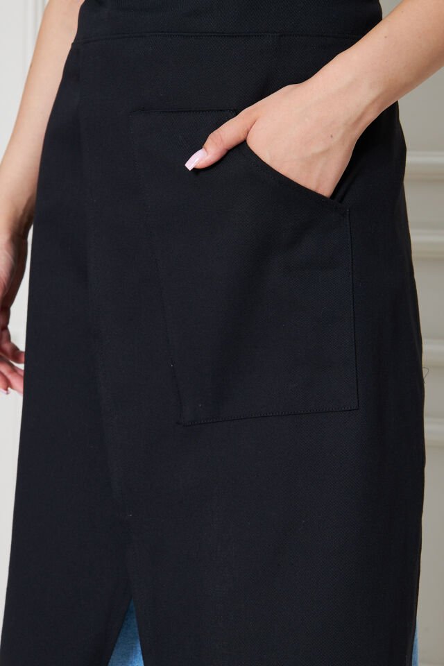 Unisex Sanatçı Önlüğü – Pamuklu, Cepli, Ayarlanabilir Askılı – Bahçıvan, Ressam, Öğretmen Önlüğü