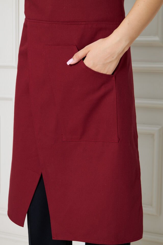 Unisex Sanatçı Önlüğü – Pamuklu, Cepli, Ayarlanabilir Askılı – Bahçıvan, Ressam, Öğretmen Önlüğü